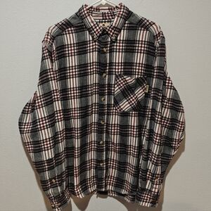 Woolrich Barn Shirt Mens XL Plaid Button Down Cotton Long Sleeve Western